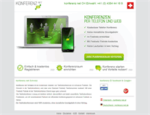 Tablet Screenshot of konferenz-net.ch